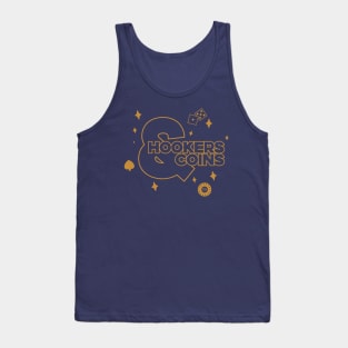 Hookers and Coins - gold Tank Top